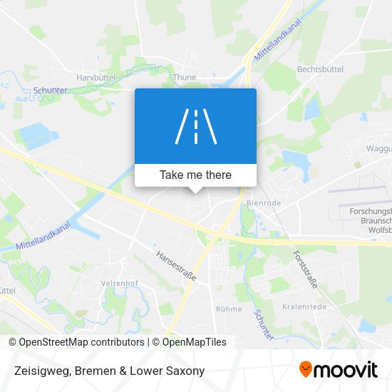 Zeisigweg map