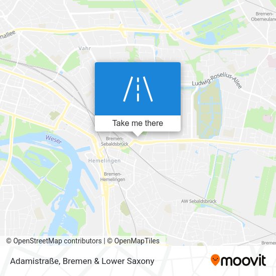 Adamistraße map