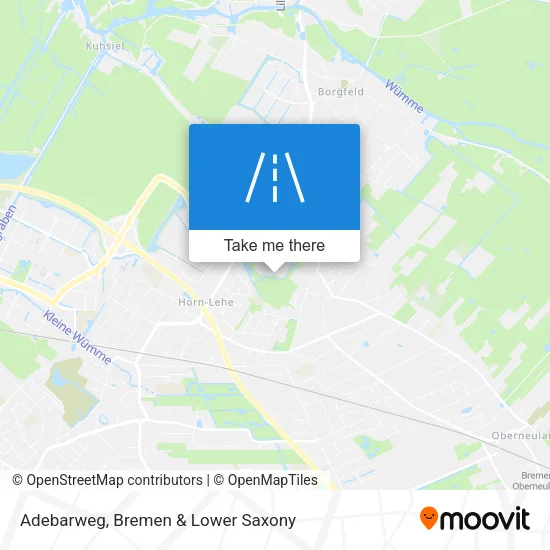Карта Adebarweg