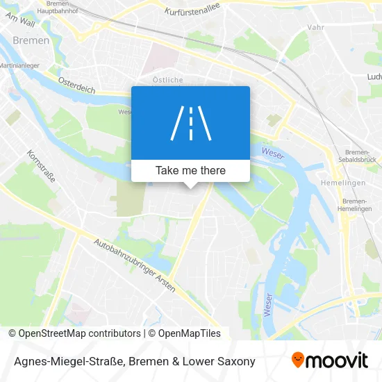 Карта Agnes-Miegel-Straße