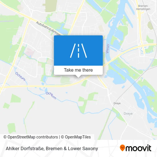 Карта Ahlker Dorfstraße