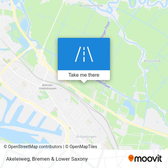 Akeleiweg map