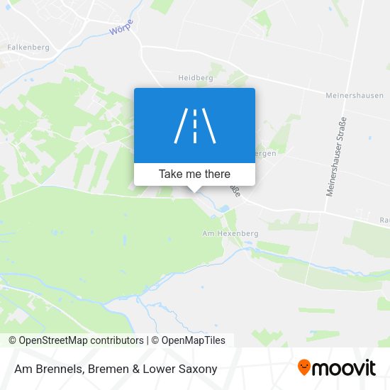 Am Brennels map