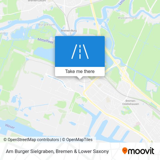 Am Burger Sielgraben map