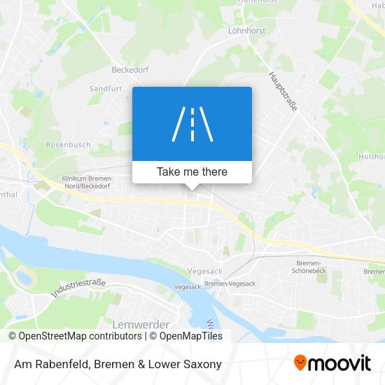Am Rabenfeld map