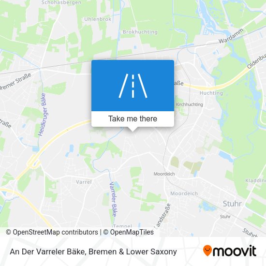 An Der Varreler Bäke map
