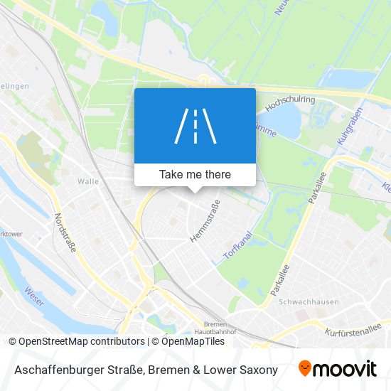 Aschaffenburger Straße map