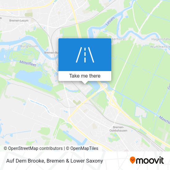 Auf Dem Brooke map