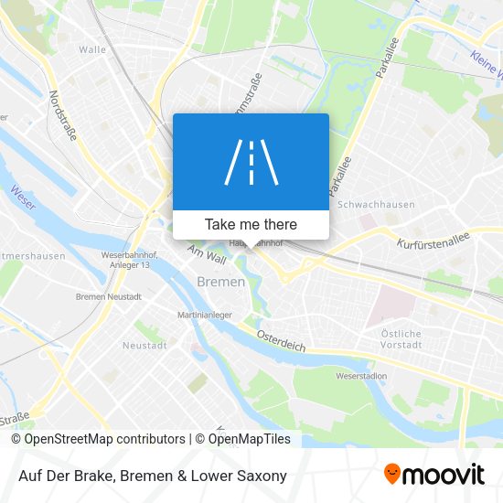 Auf Der Brake map