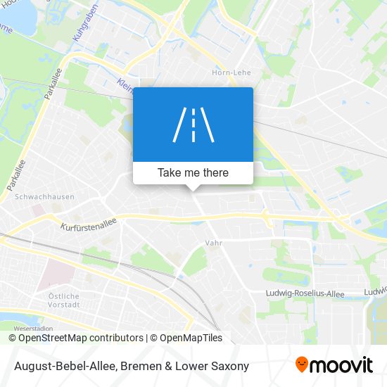 August-Bebel-Allee map