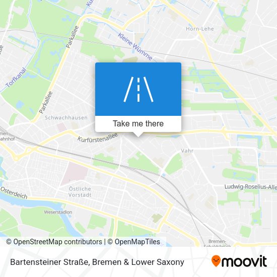 Bartensteiner Straße map