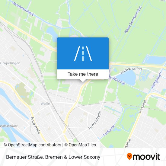 Bernauer Straße map