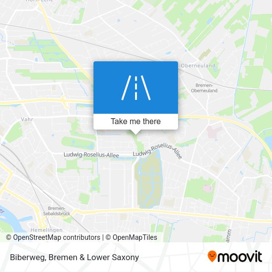 Biberweg map