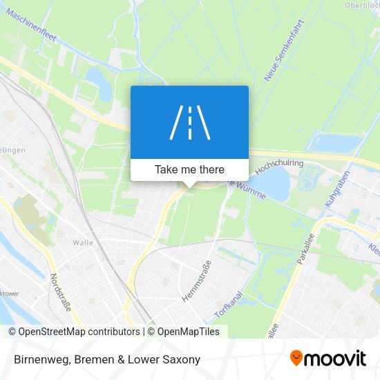 Birnenweg map