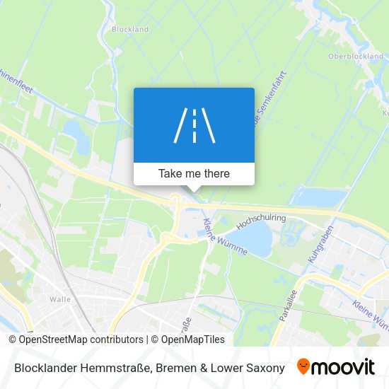 Blocklander Hemmstraße map