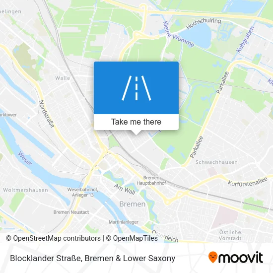 Карта Blocklander Straße
