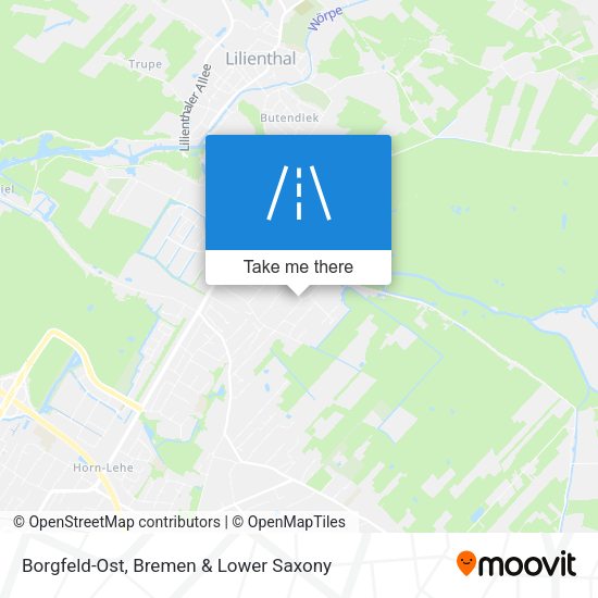 Borgfeld-Ost map