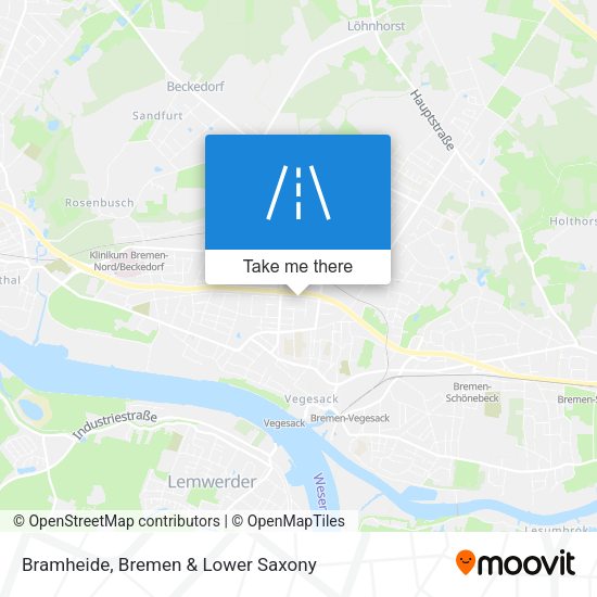 Bramheide map