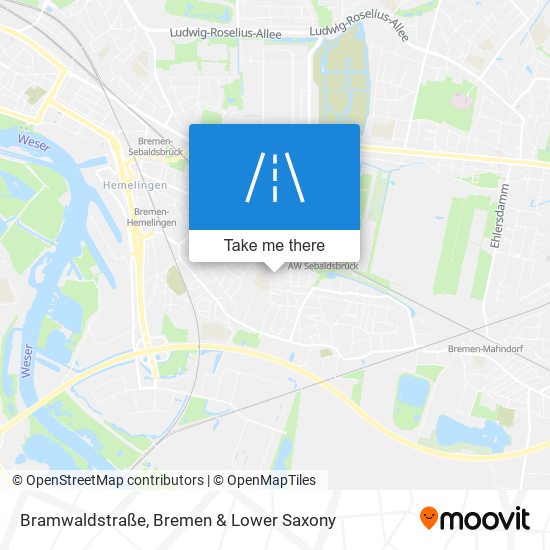 Bramwaldstraße map