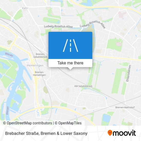 Brebacher Straße map