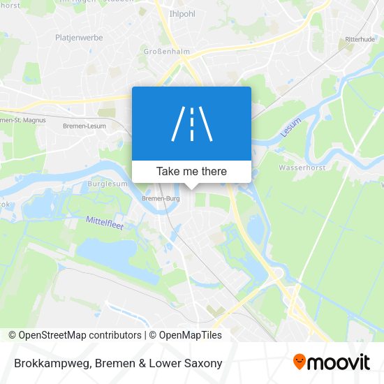 Brokkampweg map