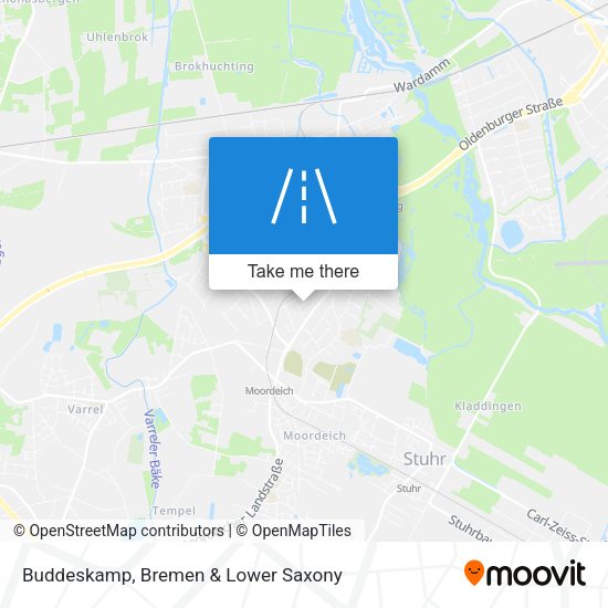 Buddeskamp map