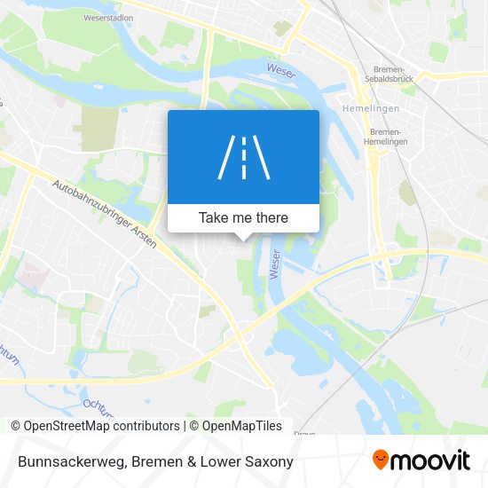 Bunnsackerweg map
