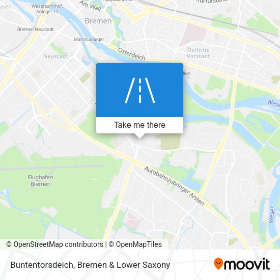 Buntentorsdeich map