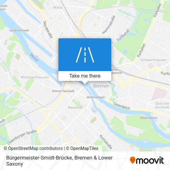 Bürgermeister-Smidt-Brücke map