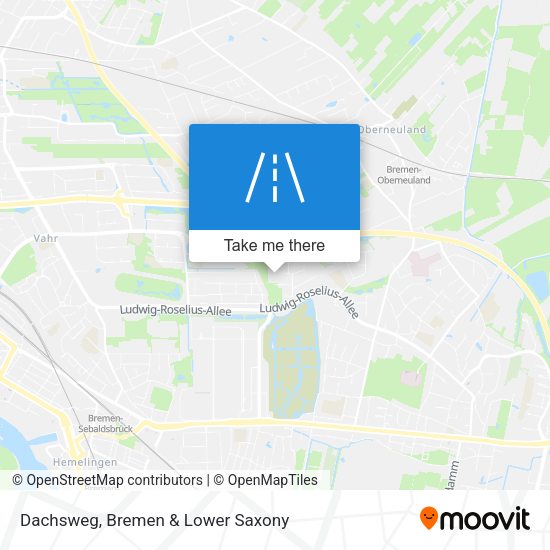 Dachsweg map
