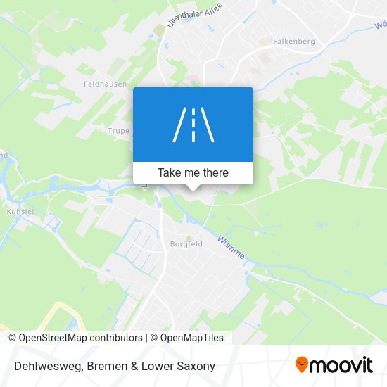 Dehlwesweg map