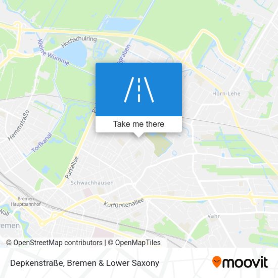 Depkenstraße map