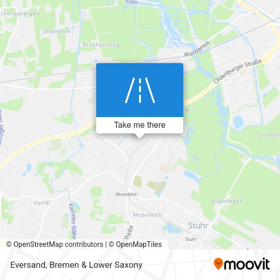Eversand map