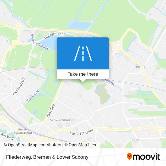 Fliederweg map