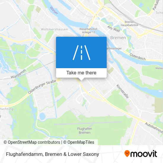 Карта Flughafendamm
