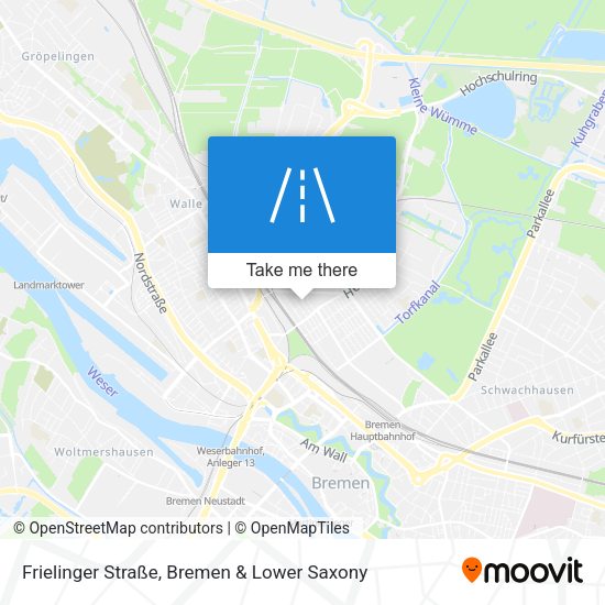 Frielinger Straße map