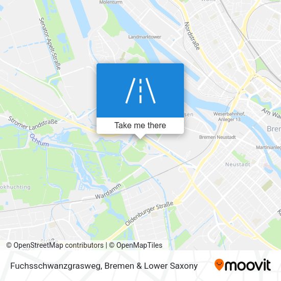 Fuchsschwanzgrasweg map