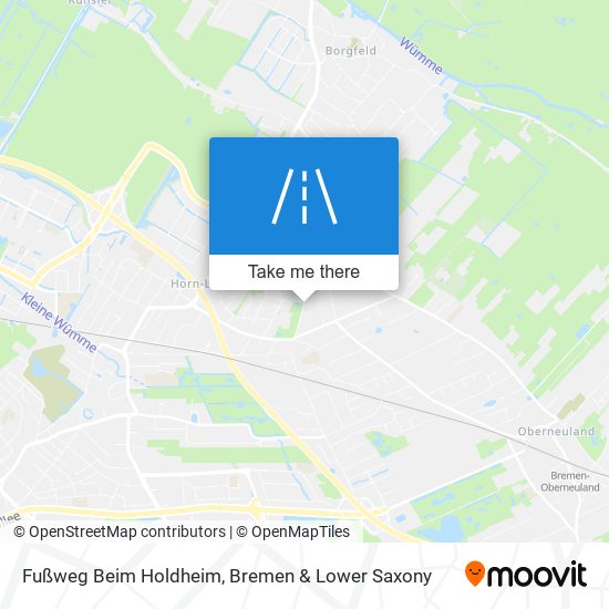 Fußweg Beim Holdheim map