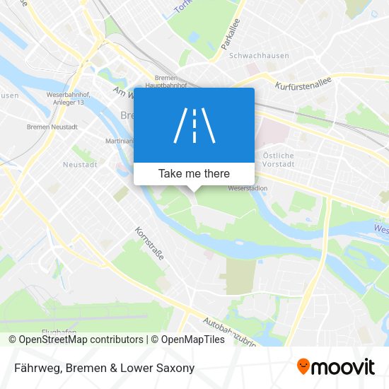 Fährweg map