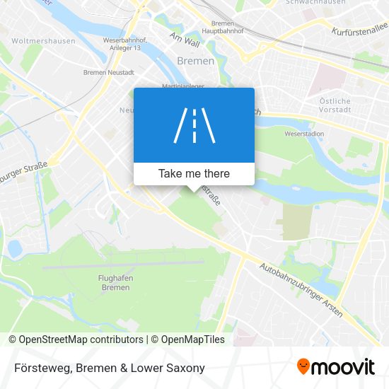 Försteweg map