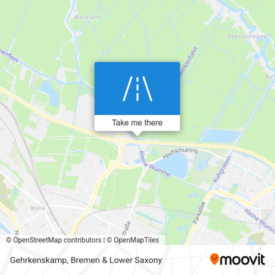 Gehrkenskamp map