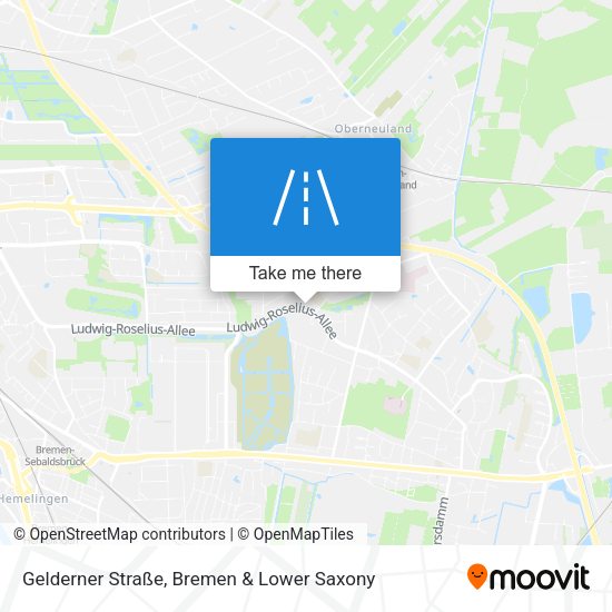 Gelderner Straße map