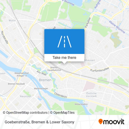 Goebenstraße map