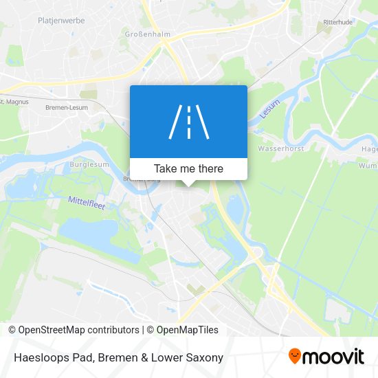 Haesloops Pad map