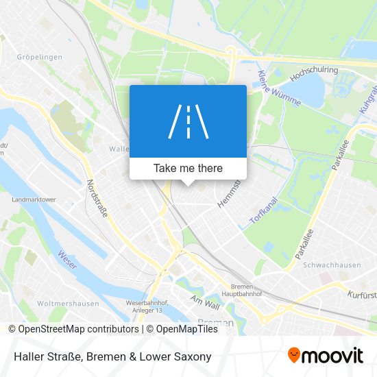 Haller Straße map