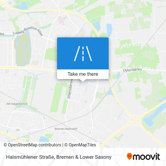 Halsmühlener Straße map