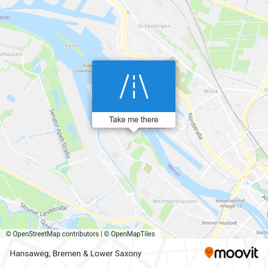 Hansaweg map