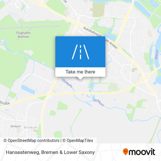 Hanseatenweg map