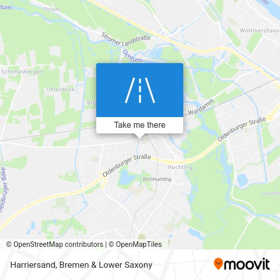 Harriersand map