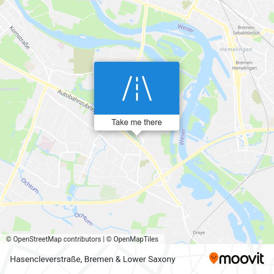 Hasencleverstraße map